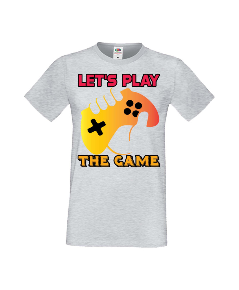 Мъжка Геймърска Тениска Gamer Let'S Play The Game Мъжка Геймърска Тениска Gamer Let'S Play The Game