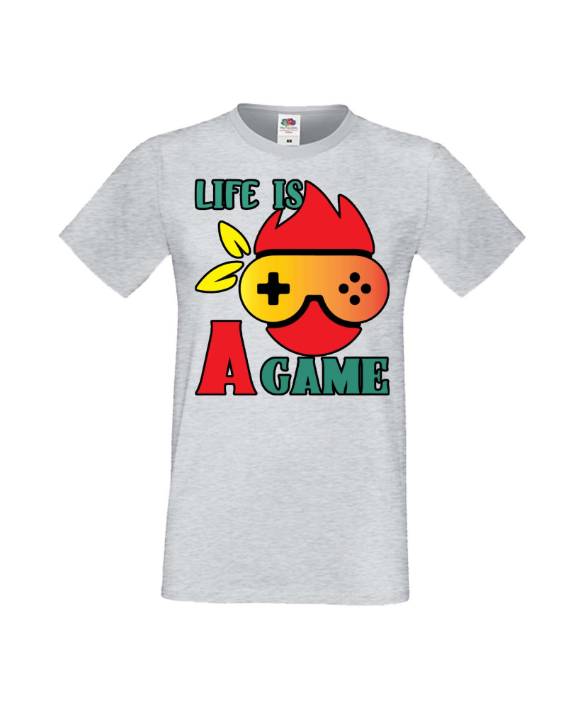 Мъжка Геймърска Тениска Gamer Life Is A Game Мъжка Геймърска Тениска Gamer Life Is A Game