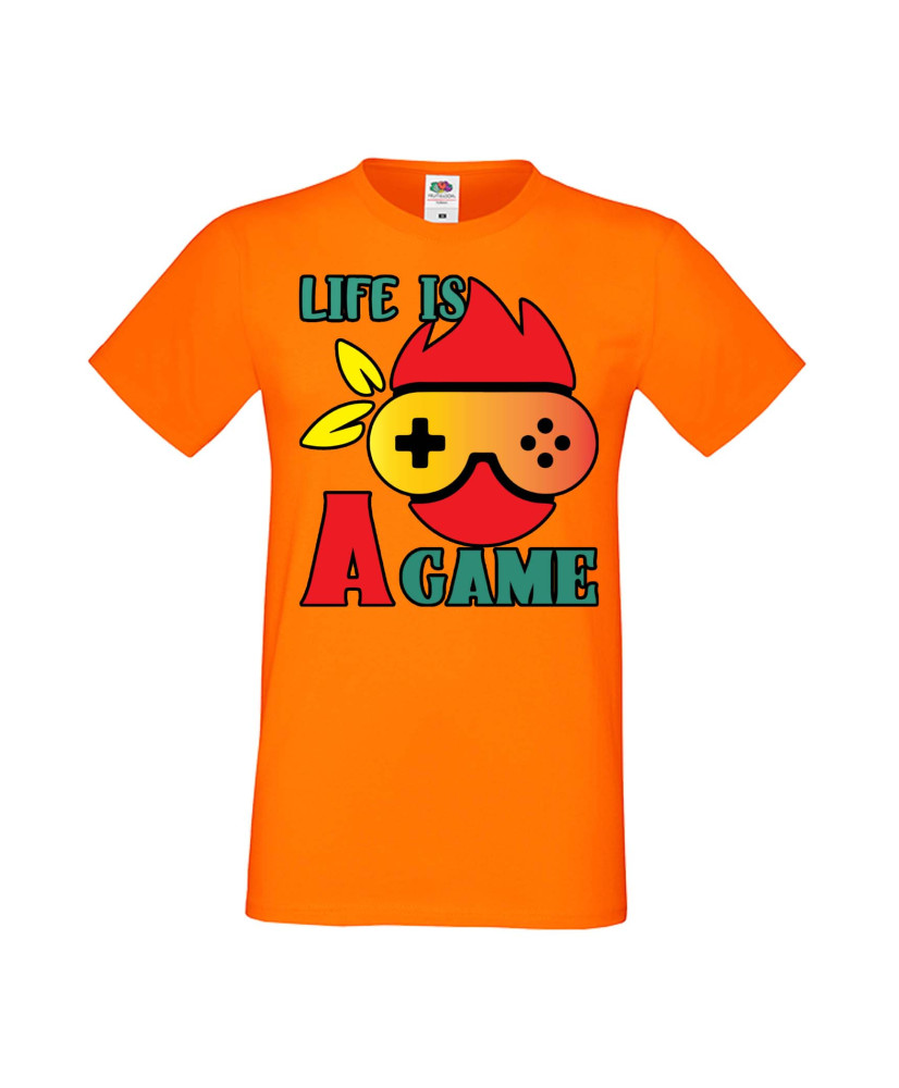 Мъжка Геймърска Тениска Gamer Life Is A Game Мъжка Геймърска Тениска Gamer Life Is A Game
