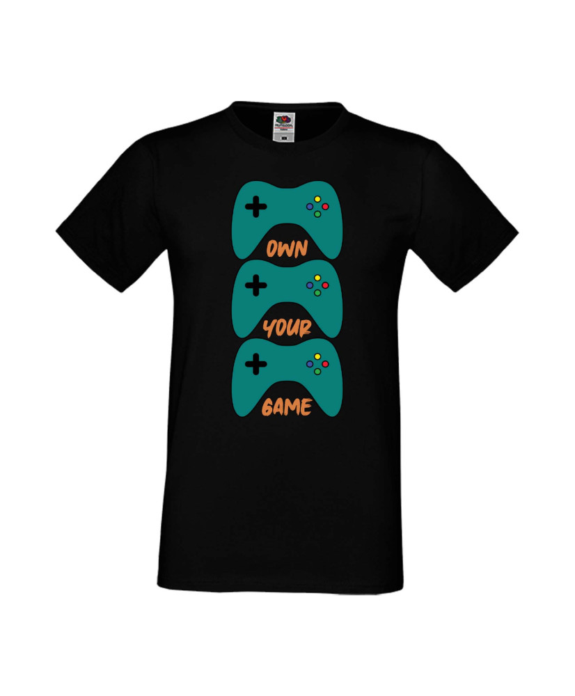 Мъжка Геймърска Тениска Gamer Own Your Game Мъжка Геймърска Тениска Gamer Own Your Game