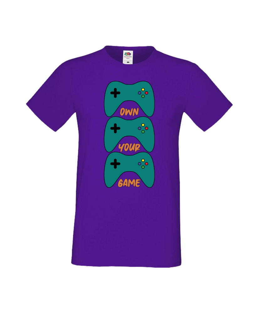 Мъжка Геймърска Тениска Gamer Own Your Game Мъжка Геймърска Тениска Gamer Own Your Game