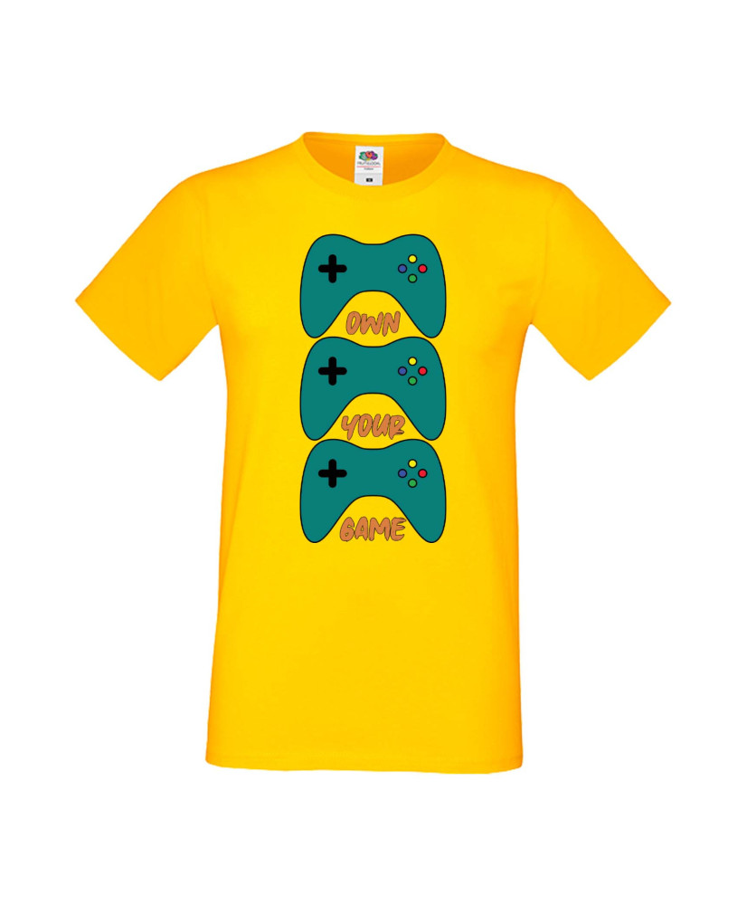 Мъжка Геймърска Тениска Gamer Own Your Game