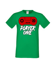 Мъжка Геймърска Тениска Gamer Player One