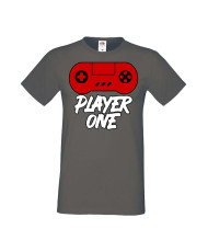 Мъжка Геймърска Тениска Gamer Player One