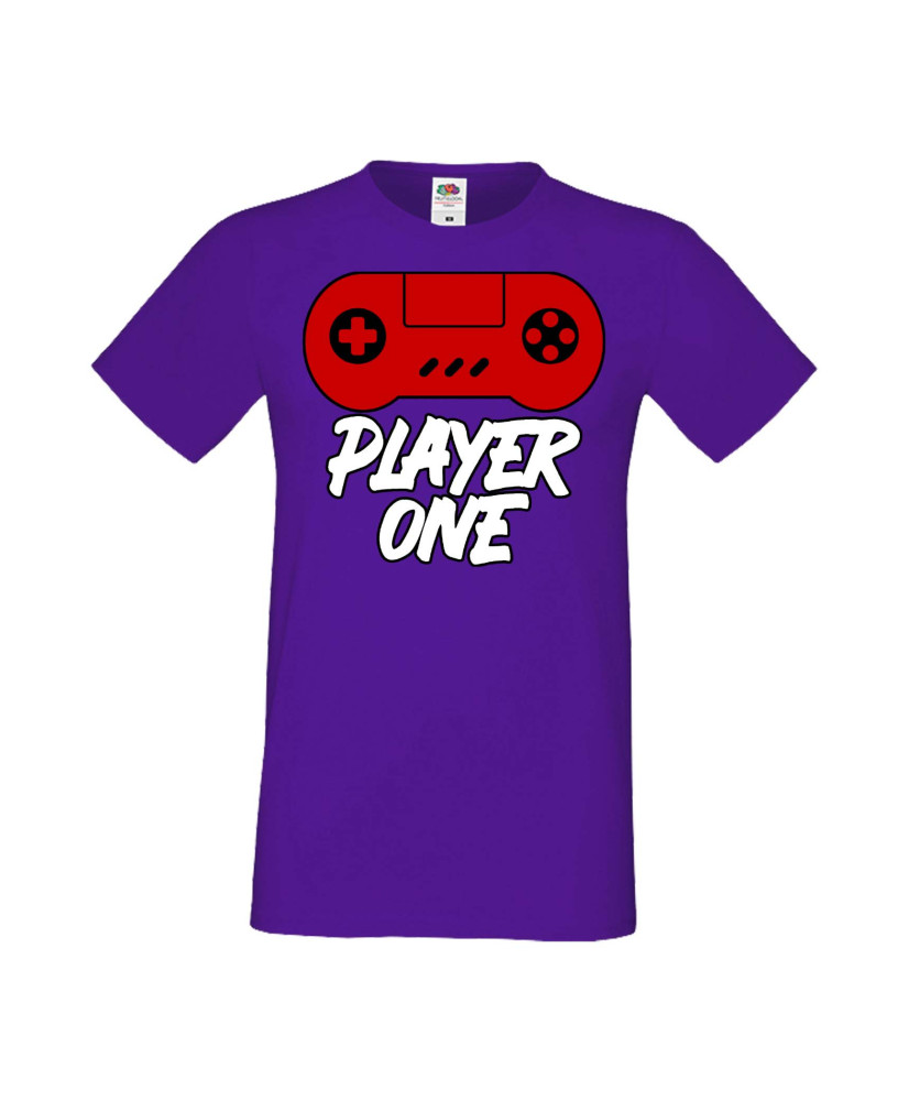 Мъжка Геймърска Тениска Gamer Player One