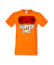 Мъжка Геймърска Тениска Gamer Player One