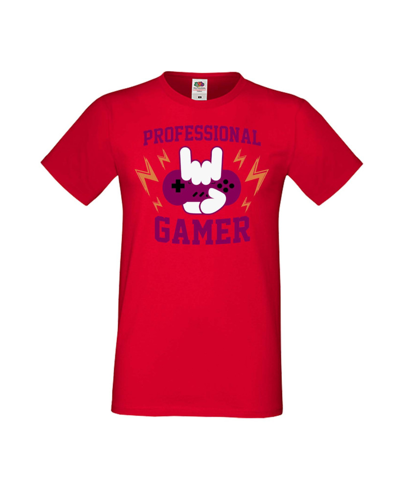Мъжка Геймърска Тениска Gamer Professional Gamer Мъжка Геймърска Тениска Gamer Professional Gamer