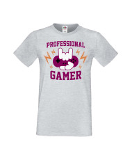 Мъжка Геймърска Тениска Gamer Professional Gamer