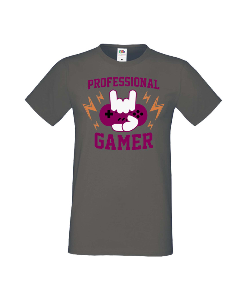Мъжка Геймърска Тениска Gamer Professional Gamer Мъжка Геймърска Тениска Gamer Professional Gamer