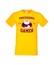 Мъжка Геймърска Тениска Gamer Professional Gamer