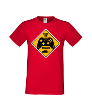 Мъжка Геймърска Тениска Gamer Start The Mission