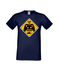 Мъжка Геймърска Тениска Gamer Start The Mission