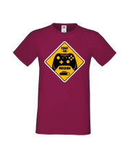 Мъжка Геймърска Тениска Gamer Start The Mission