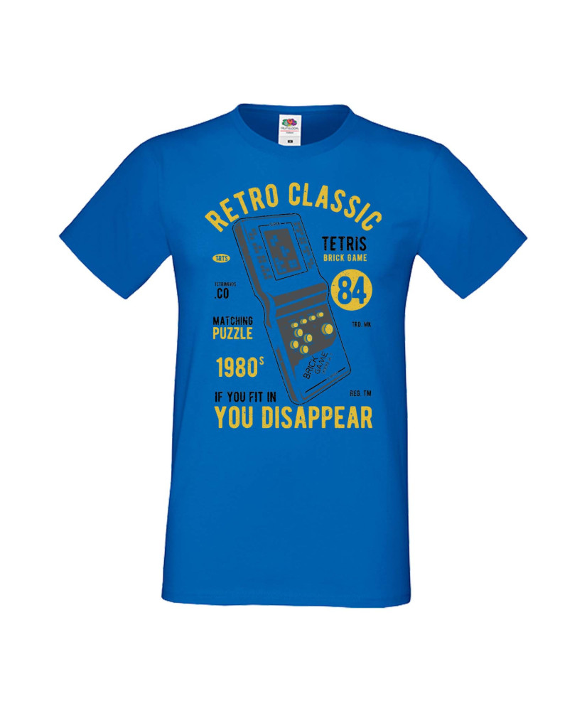 Мъжка Геймърска Тениска Gamer Tetris Brick Game Мъжка Геймърска Тениска Gamer Tetris Brick Game
