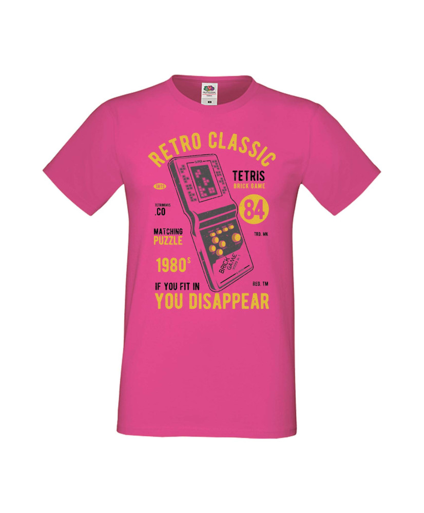 Мъжка Геймърска Тениска Gamer Tetris Brick Game Мъжка Геймърска Тениска Gamer Tetris Brick Game