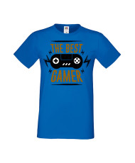 Мъжка Геймърска Тениска Gamer The Best Gamer
