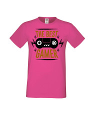 Мъжка Геймърска Тениска Gamer The Best Gamer