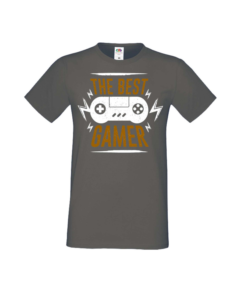 Мъжка Геймърска Тениска Gamer The Best Gamer Мъжка Геймърска Тениска Gamer The Best Gamer