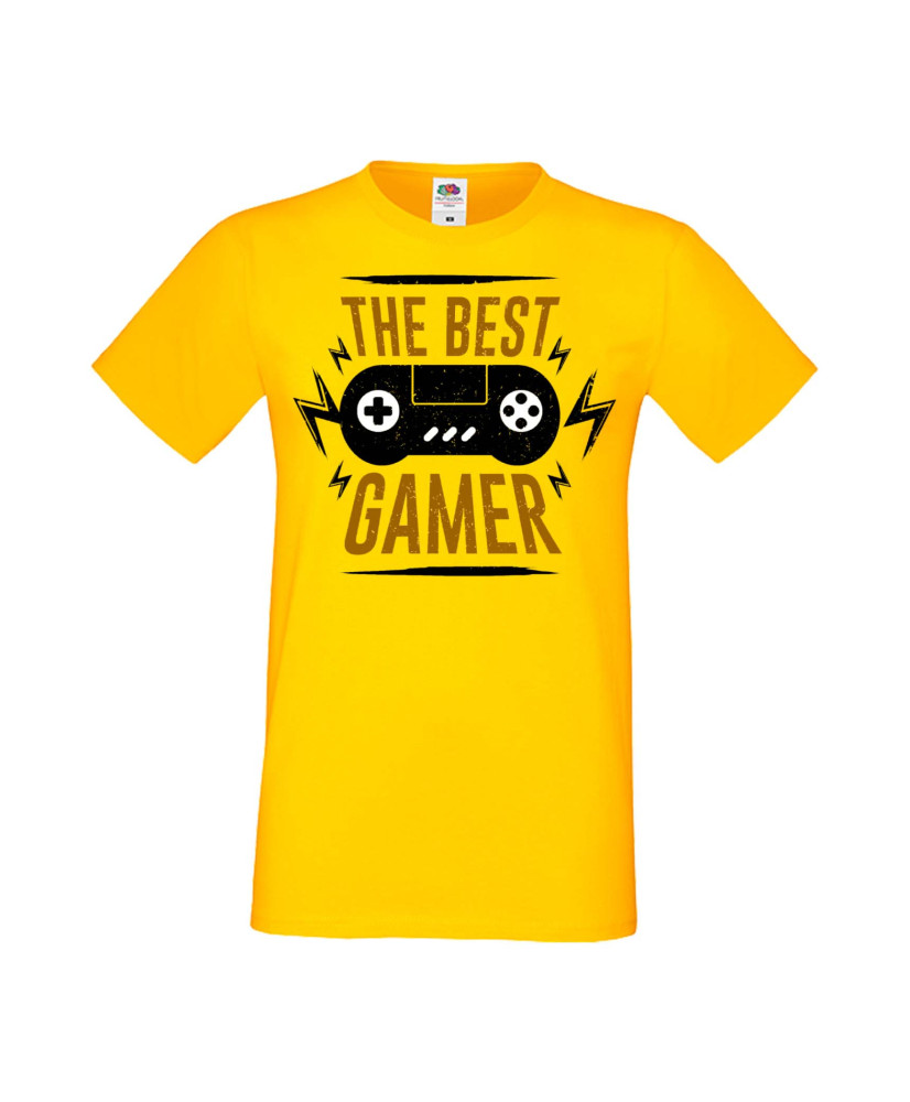 Мъжка Геймърска Тениска Gamer The Best Gamer Мъжка Геймърска Тениска Gamer The Best Gamer