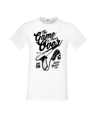 Мъжка Геймърска Тениска Gamer The Game Is Never Over