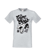 Мъжка Геймърска Тениска Gamer The Game Is Never Over