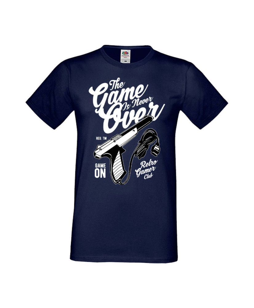 Мъжка Геймърска Тениска Gamer The Game Is Never Over