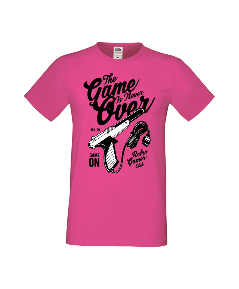 Мъжка Геймърска Тениска Gamer The Game Is Never Over