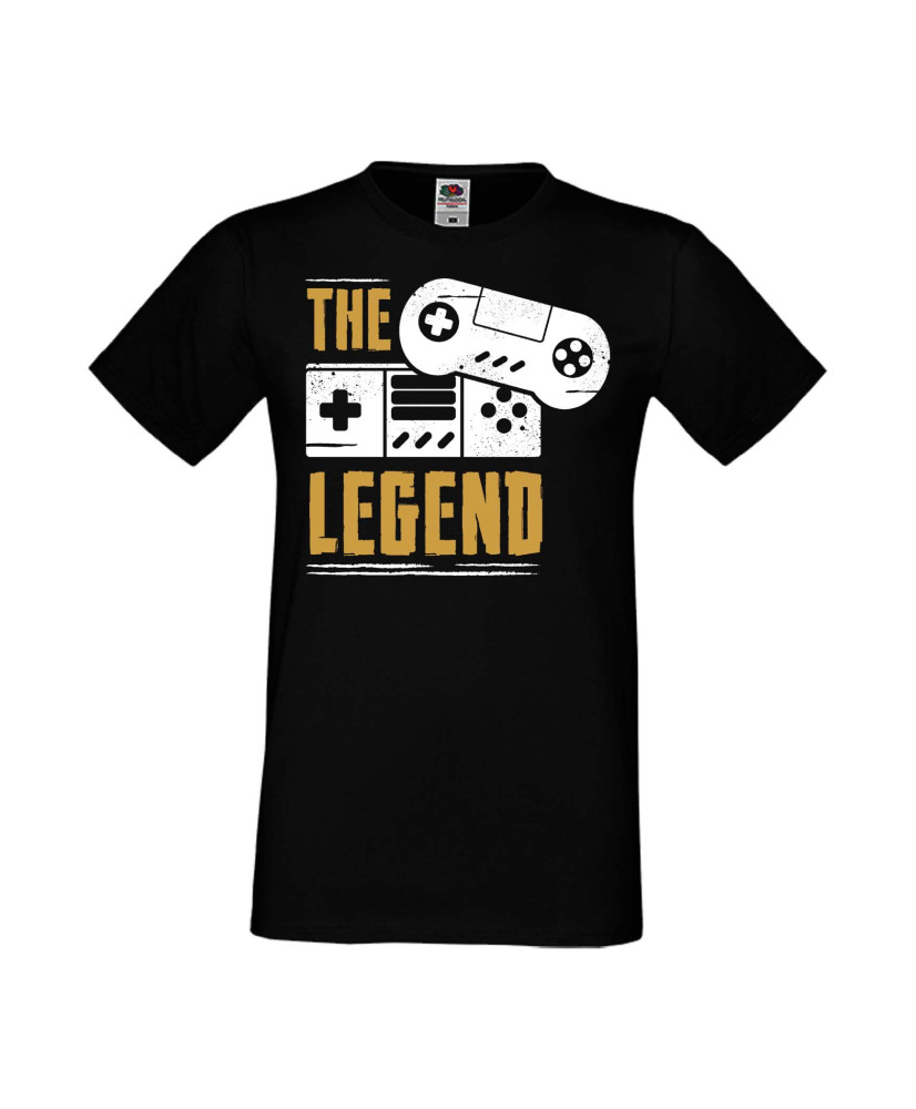 Мъжка Геймърска Тениска Gamer The Legend Мъжка Геймърска Тениска Gamer The Legend