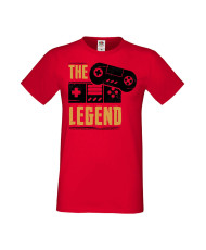 Мъжка Геймърска Тениска Gamer The Legend