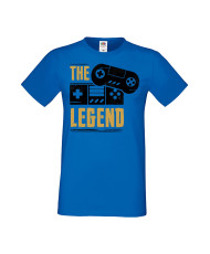 Мъжка Геймърска Тениска Gamer The Legend