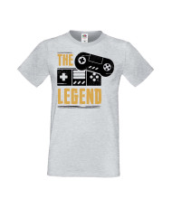 Мъжка Геймърска Тениска Gamer The Legend