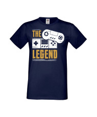 Мъжка Геймърска Тениска Gamer The Legend