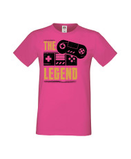 Мъжка Геймърска Тениска Gamer The Legend