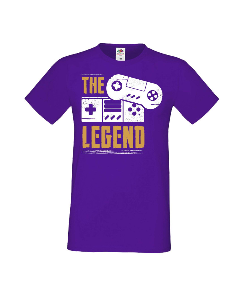 Мъжка Геймърска Тениска Gamer The Legend Мъжка Геймърска Тениска Gamer The Legend