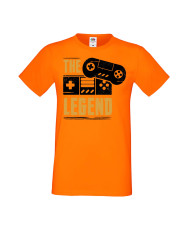 Мъжка Геймърска Тениска Gamer The Legend