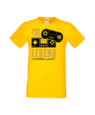 Мъжка Геймърска Тениска Gamer The Legend