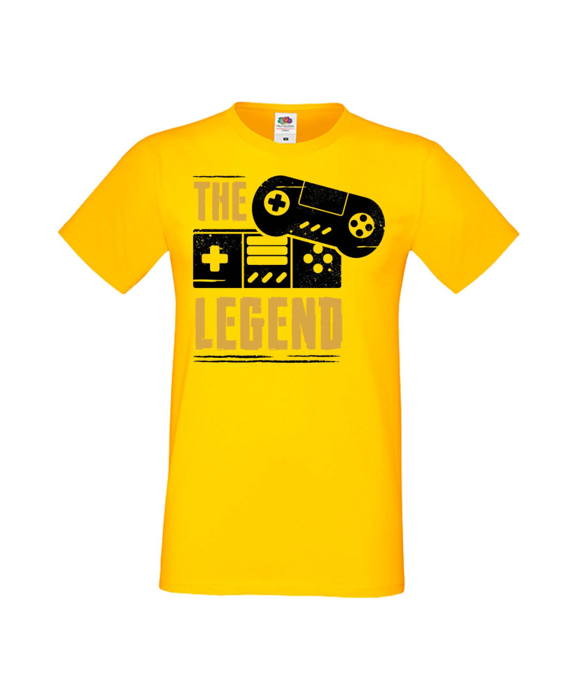 Мъжка Геймърска Тениска Gamer The Legend