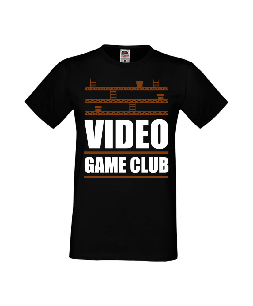 Мъжка Геймърска Тениска Gamer Video Game Club Мъжка Геймърска Тениска Gamer Video Game Club