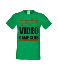 Мъжка Геймърска Тениска Gamer Video Game Club