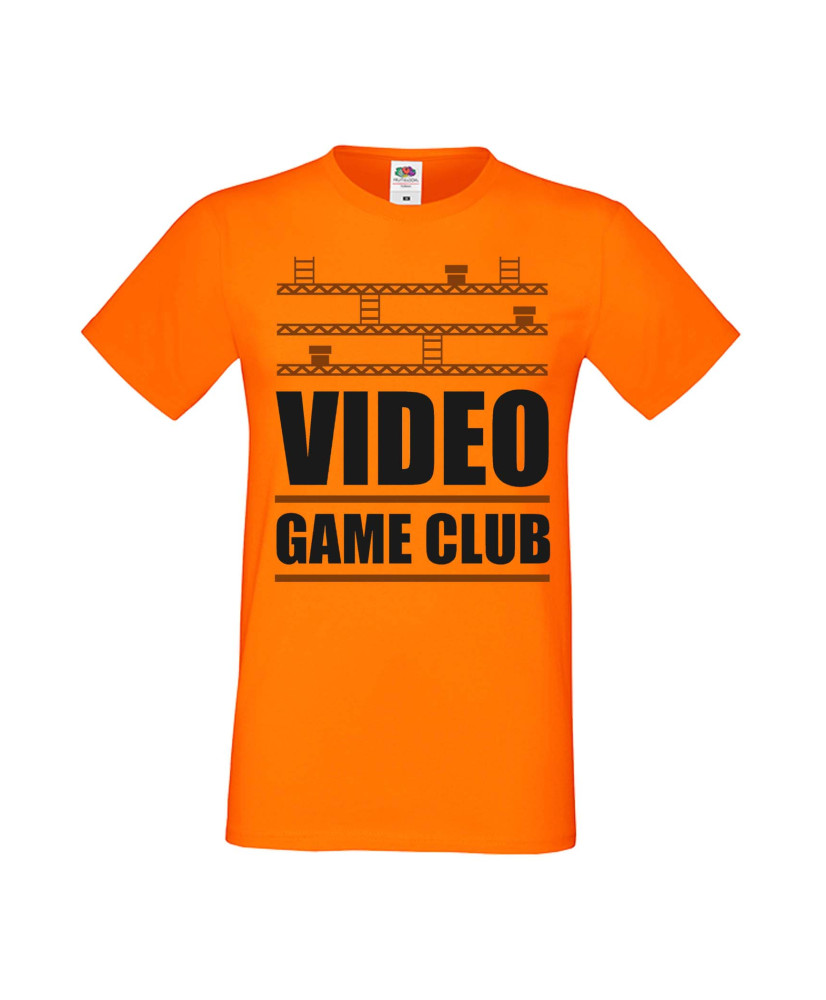 Мъжка Геймърска Тениска Gamer Video Game Club Мъжка Геймърска Тениска Gamer Video Game Club