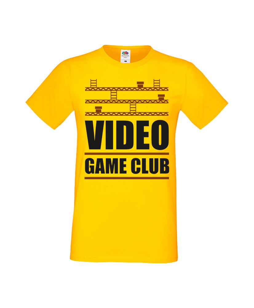 Мъжка Геймърска Тениска Gamer Video Game Club Мъжка Геймърска Тениска Gamer Video Game Club