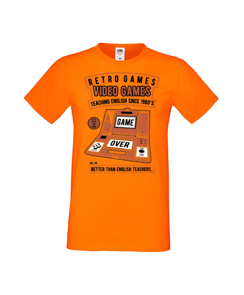 Мъжка Геймърска Тениска Gamer Video Games Teaching English