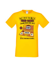 Мъжка Геймърска Тениска Gamer Video Games Teaching English