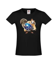 Тениска за момиче SUBARU Scrat