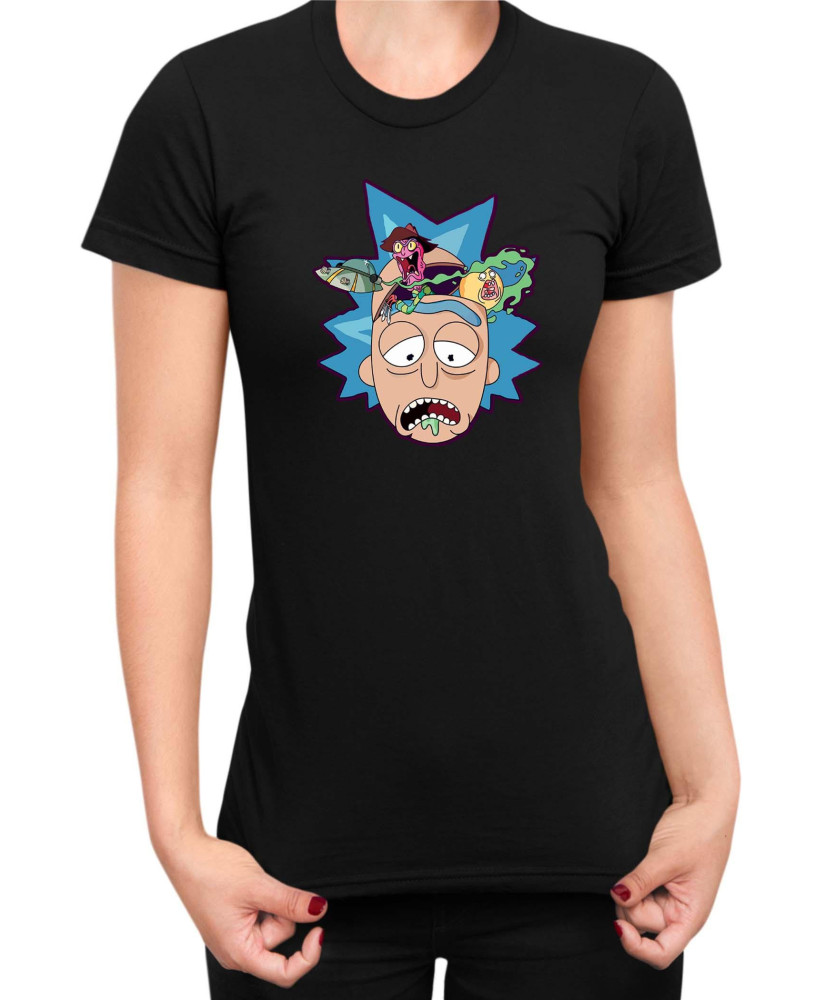 Дамска Тениска Rick And Morty Freddy Krueger