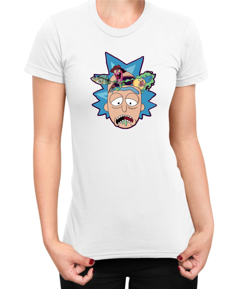 Дамска Тениска Rick And Morty Freddy Krueger