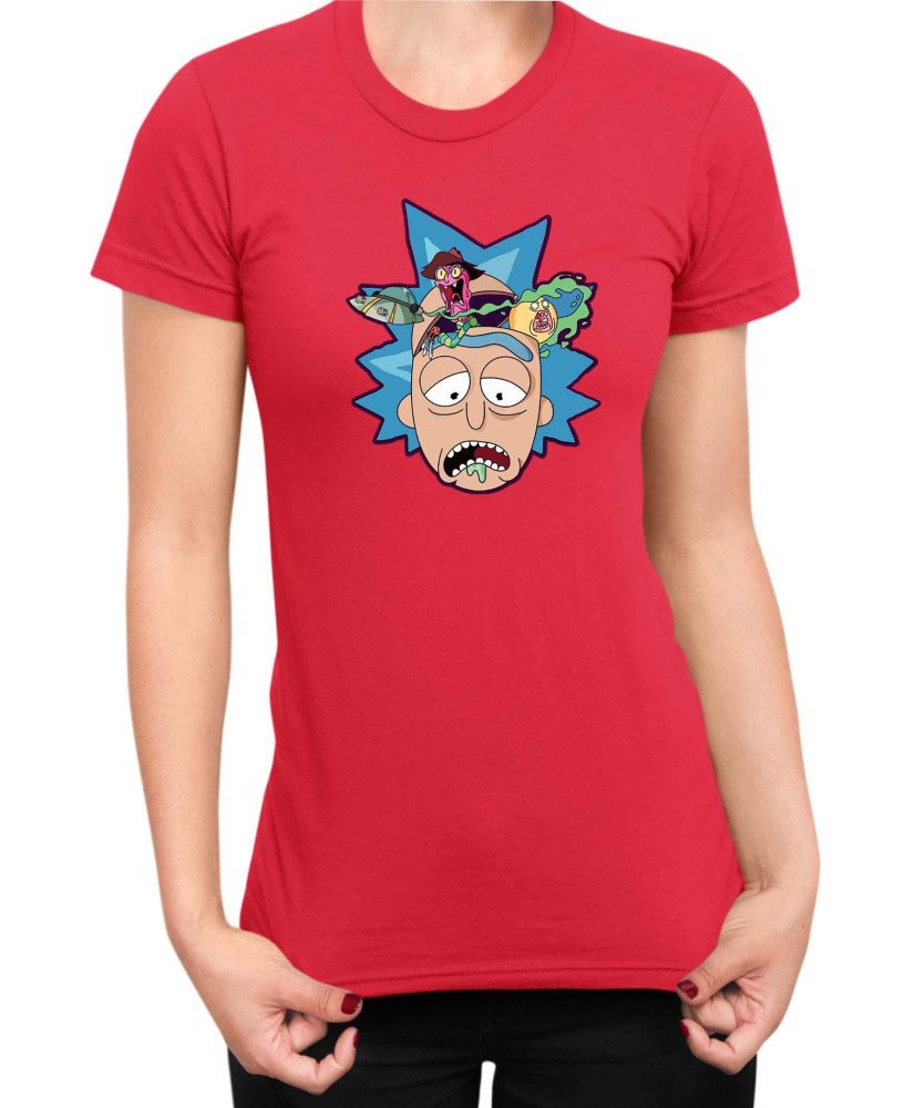 Дамска Тениска Rick And Morty Freddy Krueger