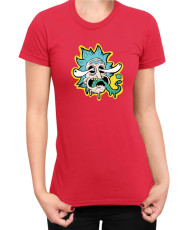 Дамска Тениска Rick And Morty Panic Face