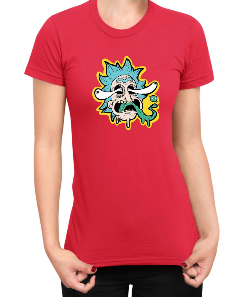 Дамска Тениска Rick And Morty Panic Face