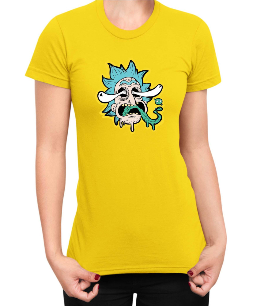 Дамска Тениска Rick And Morty Panic Face